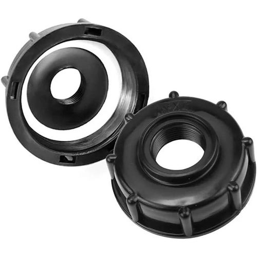 2 Pièces IBC Cuve Adaptateur 3/4 Pouce IBC Tuyau D'arrosage Plastique Eau Réservoir Couvercle Adaptateur pour Cube IBC 1000 litres