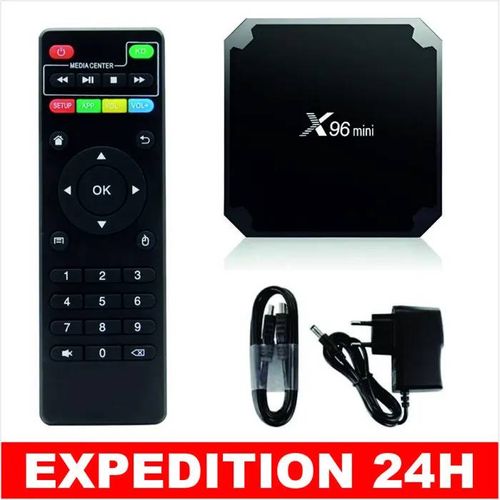 X96 mini Smart TV Box 2+16 Go Lecteur Multimédia Android 7.1.2 Quad Core WIFI 4K H.265 HDR avec Indicateur LED