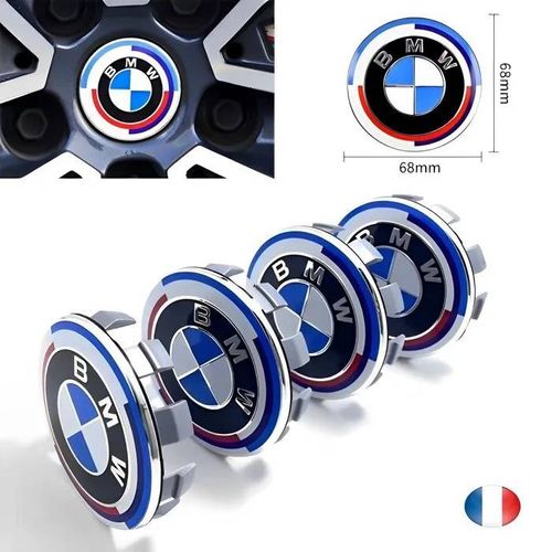 Moyeu De Roue 4pcs X Centre De Roue 68mm Bmw Cache Moyeu Édition 50e Anniversaire Emblème Logo
