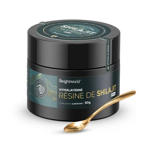 Weightworld Shilajit Pure 50g - Résine De Shilajit Himalaya Purifiée 