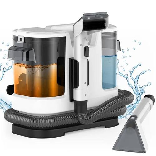 Nettoyeur De Tissus Multifonction 450W Chauffage Et Écran Tactile, Aspirateur Injecteur-Extracteur Pour Canapé, Tapis Et Moquette