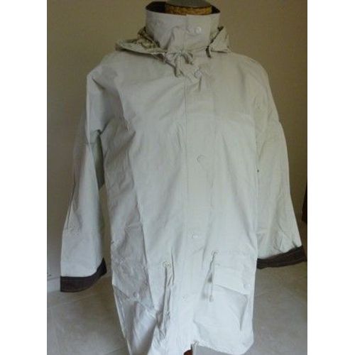 Imperméable / Pardessus / Parka À Capuche Beige L
