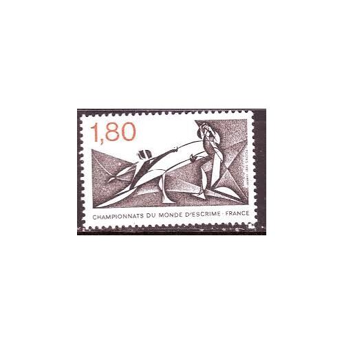 Sport : Championnats Du Monde D'Escrime Année 1981 N° 2147 Yvert Et Tellier Luxe