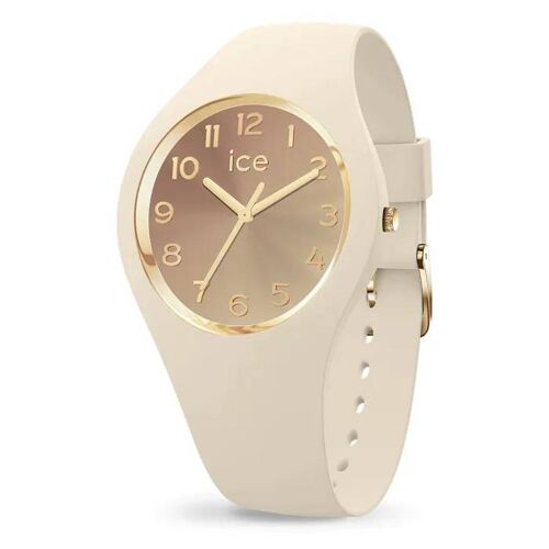 Montre Femme Bracelet Silicone Et Plastique - Ice Watch - Montre Femme Ice Sunset Almond Cappuccino 37 Mm