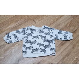 Pull Beige Avec Zèbre H&M Taille 74cm 9 Mois