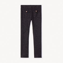 Legging Milano À Lurex Avec Rivets C?Ur Pour Fille - Noir