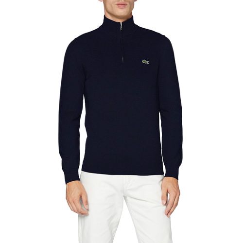 Lacoste Pull Zipper Navy Bleu Bleu Foncé Taille M