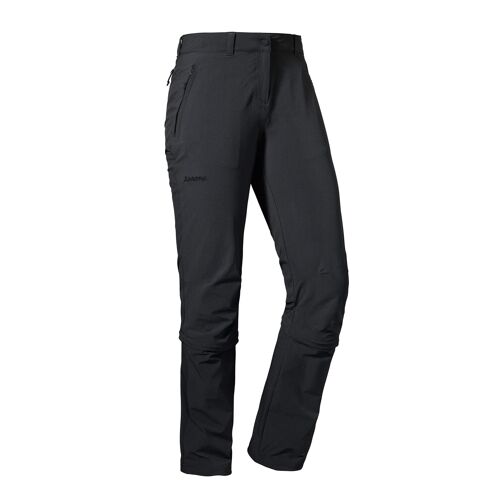 Schöffel - Women's Pants Engadin1 Zip Off - Pantalon Convertible Taille 25 - Short, Noir