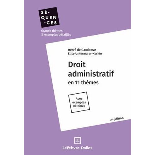 Droit Administratif En 11 Thèmes 2ed