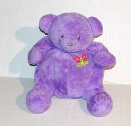 doudou ours boule violet nounours passeport tendresse