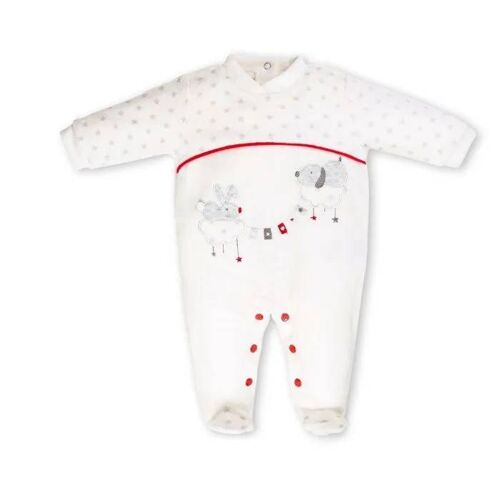 Ellepi Unisexe Chenille Onesie Étoiles 1M