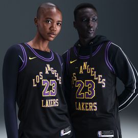 Maillot Nike Dri-Fit Nba Swingman Lebron James Los Angeles Lakers City Edition Pour Homme - Noir