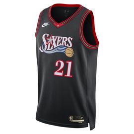 Maillot Nike Dri-Fit Nba Swingman Philadelphia 76ers 2025/26 Hardwood Classics Pour Homme - Noir