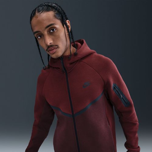 Veste À Zip En Fleece Windrunner Nike Tech Pour Homme - Rouge