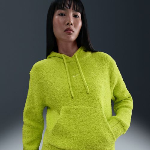 Sweat À Capuche Ample En Maille Nike Phoenix Cozy Bouclé Pour Femme - Vert