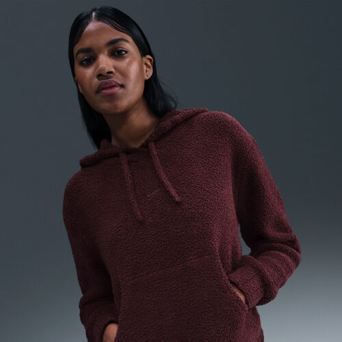 Sweat À Capuche Ample En Maille Nike Phoenix Cozy Bouclé Pour Femme - Rouge