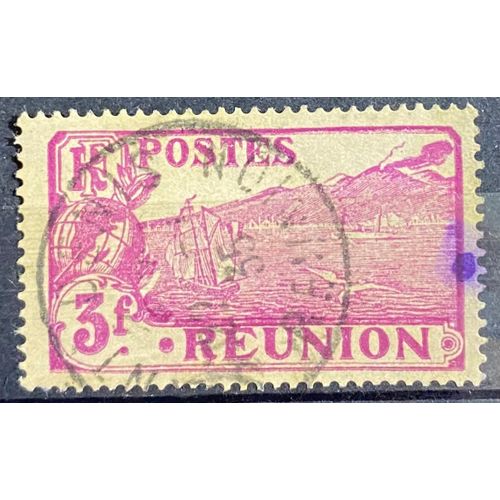 Timbre Oblitéré Réunion 1928 Y&T N° 118