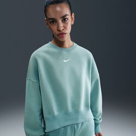 Sweat Ultra-Oversize À Col Ras-Du-Cou Nike Phoenix Fleece Pour Femme - Vert