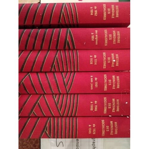 Histoire Mondiale Des Socialismes (6 Volumes)