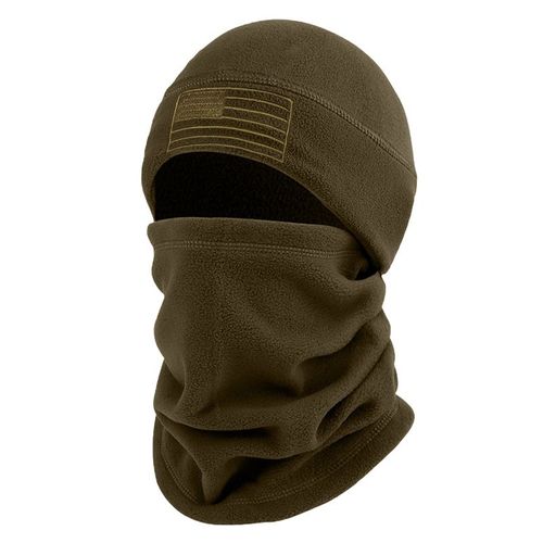 Bonnet En Polaire, Masque Anti-Vent Et Chaud Pour L&#39;Hiver, Col Roulé, Cagoule, Bonnet À Oreillettes Pour Ski, Vélo Et Activités En Plein Air