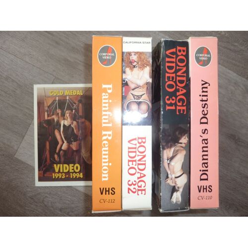Bondage Lot De 4 Vhs Usa