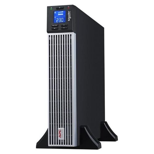 APC Easy UPS On-Line - Onduleur (rack-montable) - CA 230 V - 900 Watt - 1000 VA - monophasé - 1 x batterie - Lithium Ion - RS-232, USB - connecteurs de sortie : 6 - 2U - 19" - noir et argent