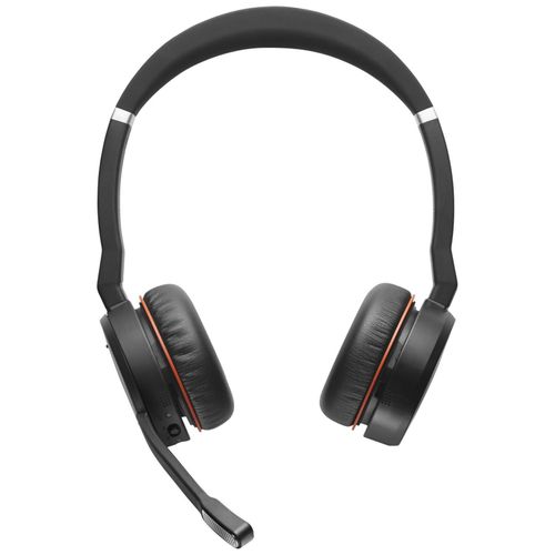 Jabra Evolve 75 SE UC Stereo - Micro-casque - sur-oreille - Bluetooth - sans fil - Suppresseur de bruit actif - USB - certifié Zoom - pour LINK 380a MS