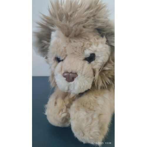 A1/ vintage peluche lion allongé wwf 1996