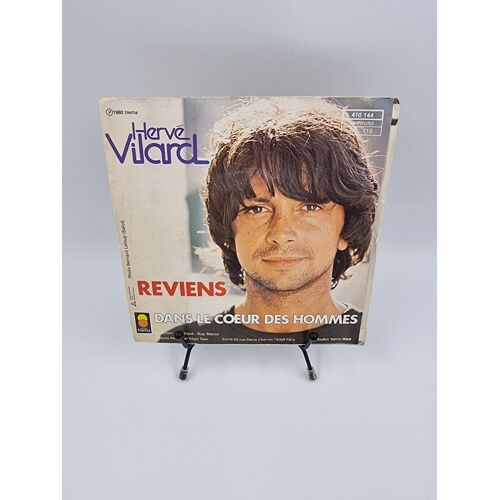 Vinyle 45 Tours Hervé Vilard : Reviens / Dans Le Coeur Des Hommes Avec Fourreau