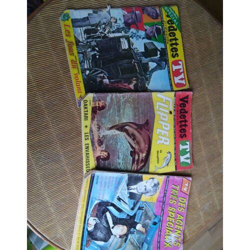 Lot Revues Vedettes Tv Mensuel 7 Et 16, Trimestriel 1