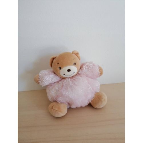 Doudou ours boule rose kaloo