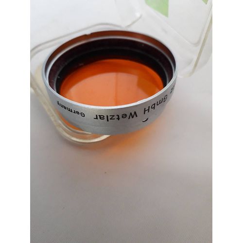 LEITZ FILTRE ORANGE E41 ref LEICA XOOZY pour SUMMARIT 50/1.5