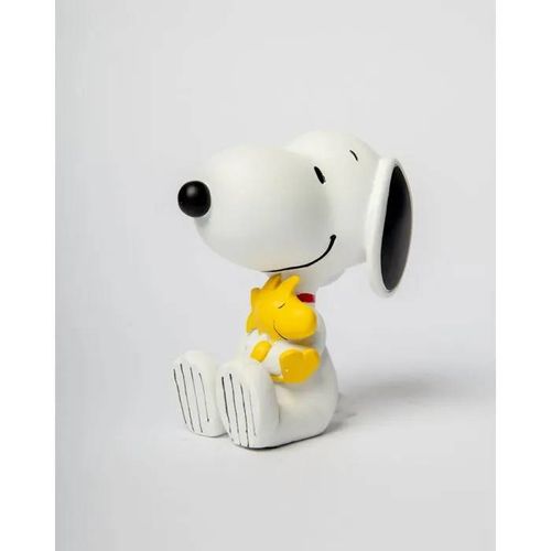 BLOGO Statuetta Snoopy Woodstock Bianco 7x10,7xH12cm