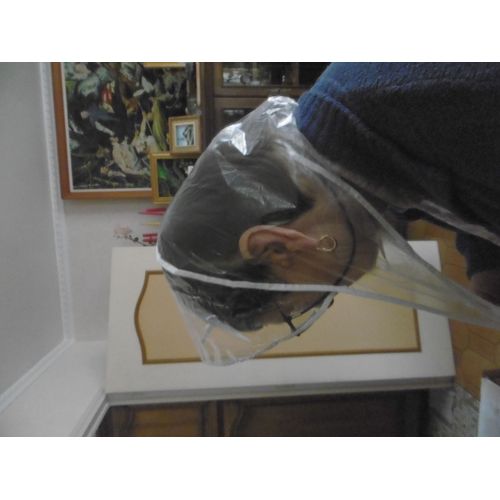 Capuche De Pluie Forme Bonnet Transparent Uni Lot De 2