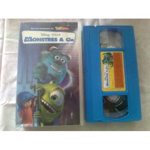 Cassette Vidéo Vhs - Monstres Et Cie - Disney - Pixar