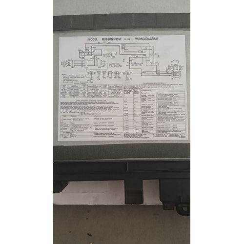 CLIMATISATION CARTE ÉLECTRONIQUE MITSUBISHI MUZ-HR35VF