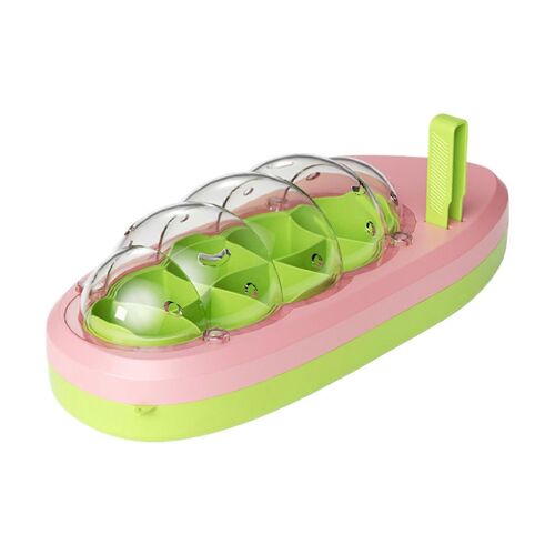 Conteneur d'elevage de vers a soie, boîte d'elevage de chenilles pour l'eclosion, habitat portable pour enfants et adolescents, conception sure, rose