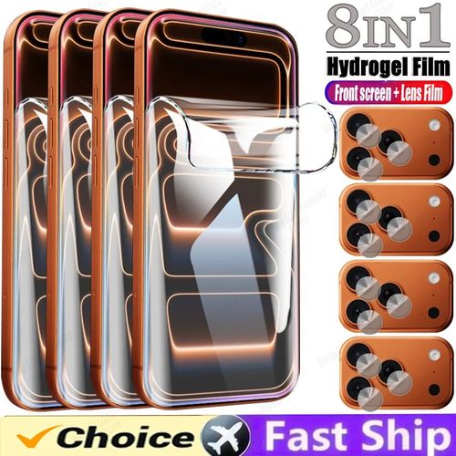 4 Film Hydrogel Protection Ecran pour iPhone, Smartphone: iPhone 16 Pro Max