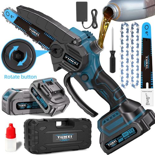 Mini Tronconneuse Electrique Sans Fil PRO 6", Modele: D