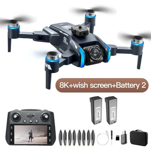 Xiaomi Drone Pro 8k Wifi Gps 2 Cameras Hd Grand Angle, Modele: 2 Batteries