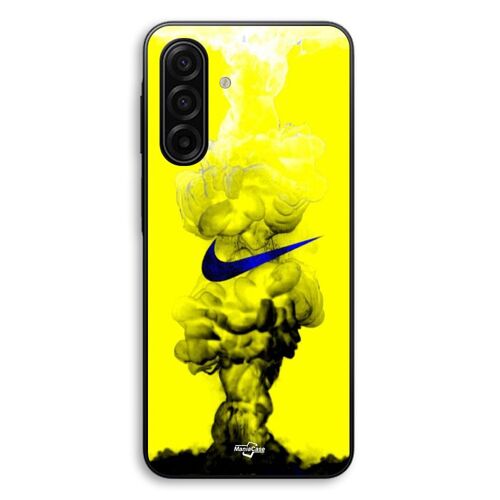 Coque Pour Samsung Galaxy A57 Nike Bold font jaune Maniacase