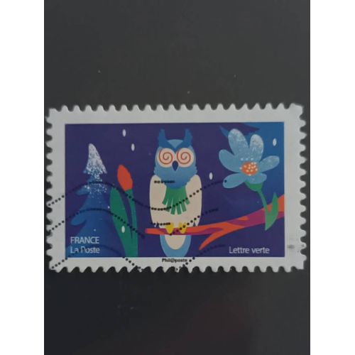 R88 - Oblitéré France Autoadhesif N°1939 - Année 2020 -- Mon Spectaculaire Carnet De Timbres : Hiboux --.