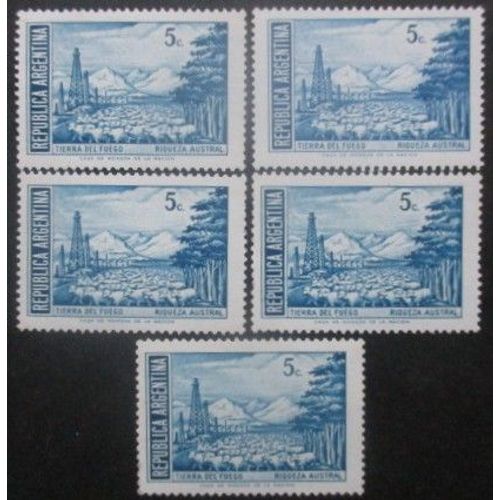 Argentine N°885 X 5 Neuf **