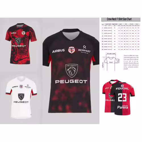 Stade Toulousain Maillot T-Shirt Mixte Rugby, Modele: Au Choix