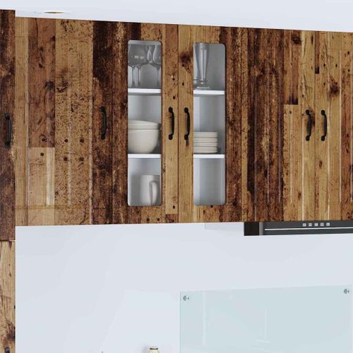 vidaXL Meuble mural de cuisine Bois Ancien 60 x 31 x 80 cm