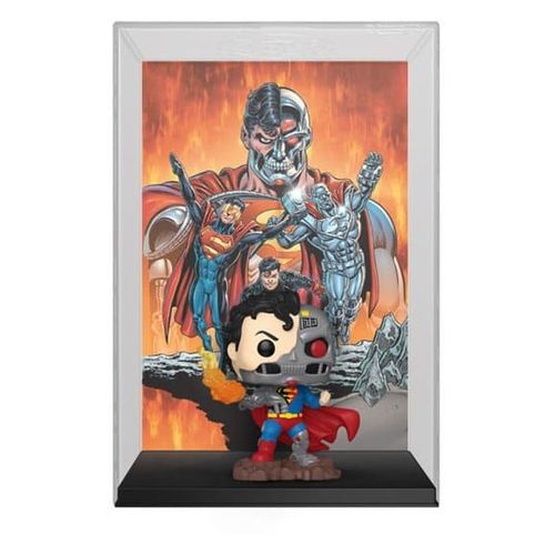 Dc Comics Pop! Comic Cover Vinyl Figurine Cyborg Superman 9 Cm