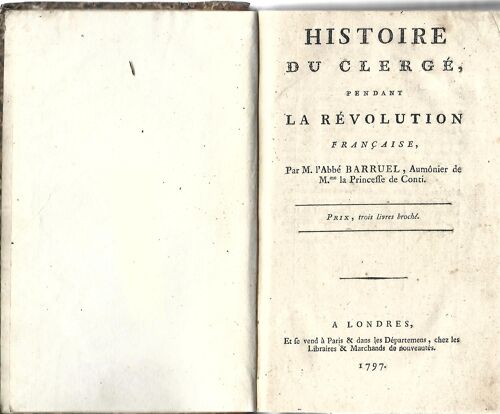Histoire Du Clergé Pendant La Révolution Française