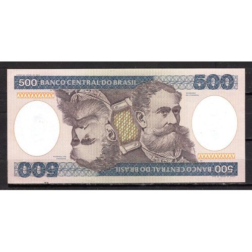 Billet De Banque Bresil 500 Cruzeiros Non Date (1981-85) Pick 200 Neuf Unc Dimension 154 X 74 Mm Chaque Billet Est Livre Dans Une Pochette De Protection