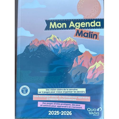 Quo Vadis Agenda Scolaire 2025 2026