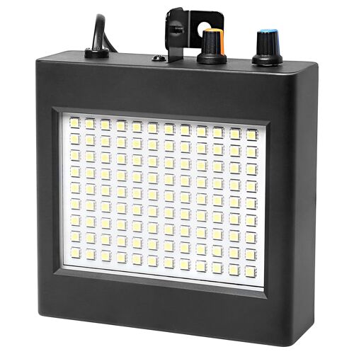 108LED Stroboscope Discothèque, Jeux de Lumière Flash, Blanc Lumières stroboscopiques pour Fête Intèrieur, Led Stroboscopes, Lumière Projecteur